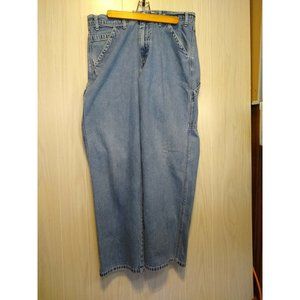 Vintage Levi’s Silver Tab Carpenter Denim Jeans Stone Wash Men's 33X30